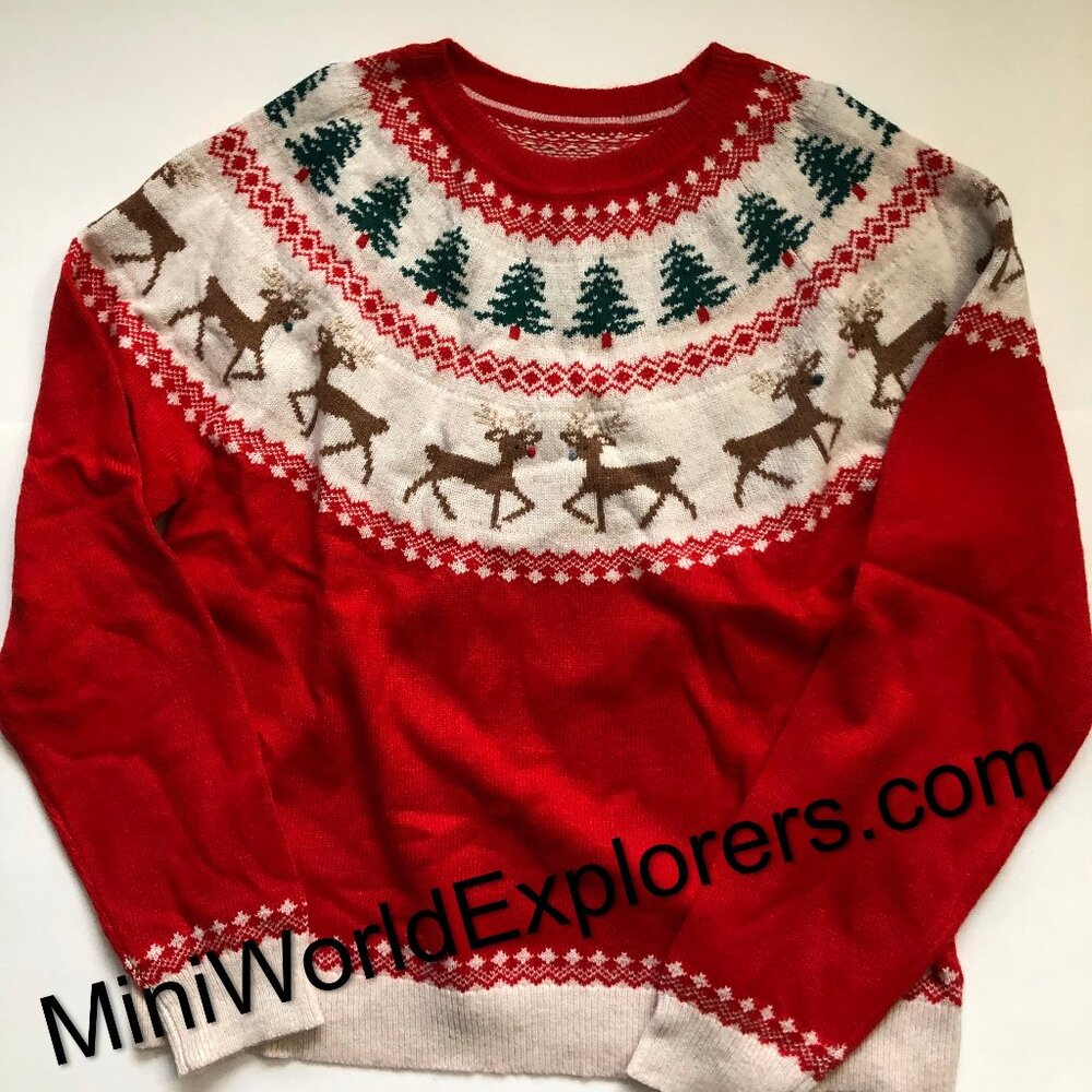 NWOT Boden Edie Holiday Fair Isle Crewneck Sweater - Picture 7 of 11
